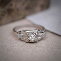 Bague Art Déco Diamants
