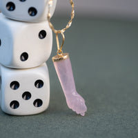 Pendentif Figue Quartz Rose