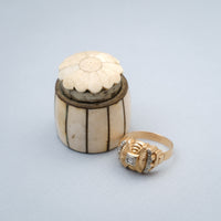 Bague Tank Art Déco Diamant